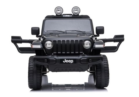 AUTO NA AKUMULATOR DLA DZIECKA JEEP WRANGLER RUBICON EVA LED SKÓRA PILOT 2.4G