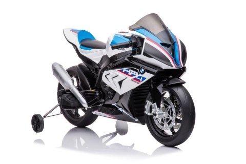 MOTOR NA AKUMULATOR DLA DZIECKA 5-10 LAT BMW HP4 RACE JT5001 SKÓRA EVA LED