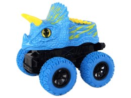 Pojazd Terenowy Pchacz Triceratops Gumowe Koła Niebieski