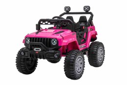 TERENOWE AUTO NA AKUMULATOR DLA DZIECKA OFF ROAD SPEED 4X4 KOŁA EVA SKÓRA LED