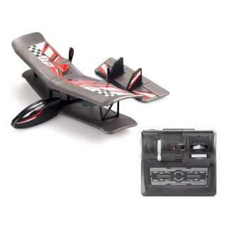 LATAJĄCY SAMOLOT ZDALNIE STEROWANY RC BI-WING EVO CZERWONY PILOT 2.4GHz