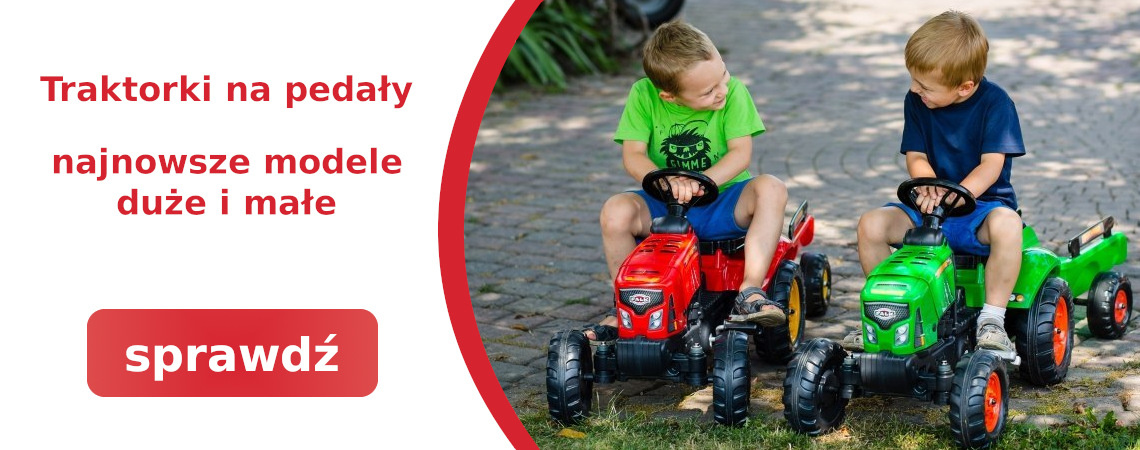 Traktorki na pedały